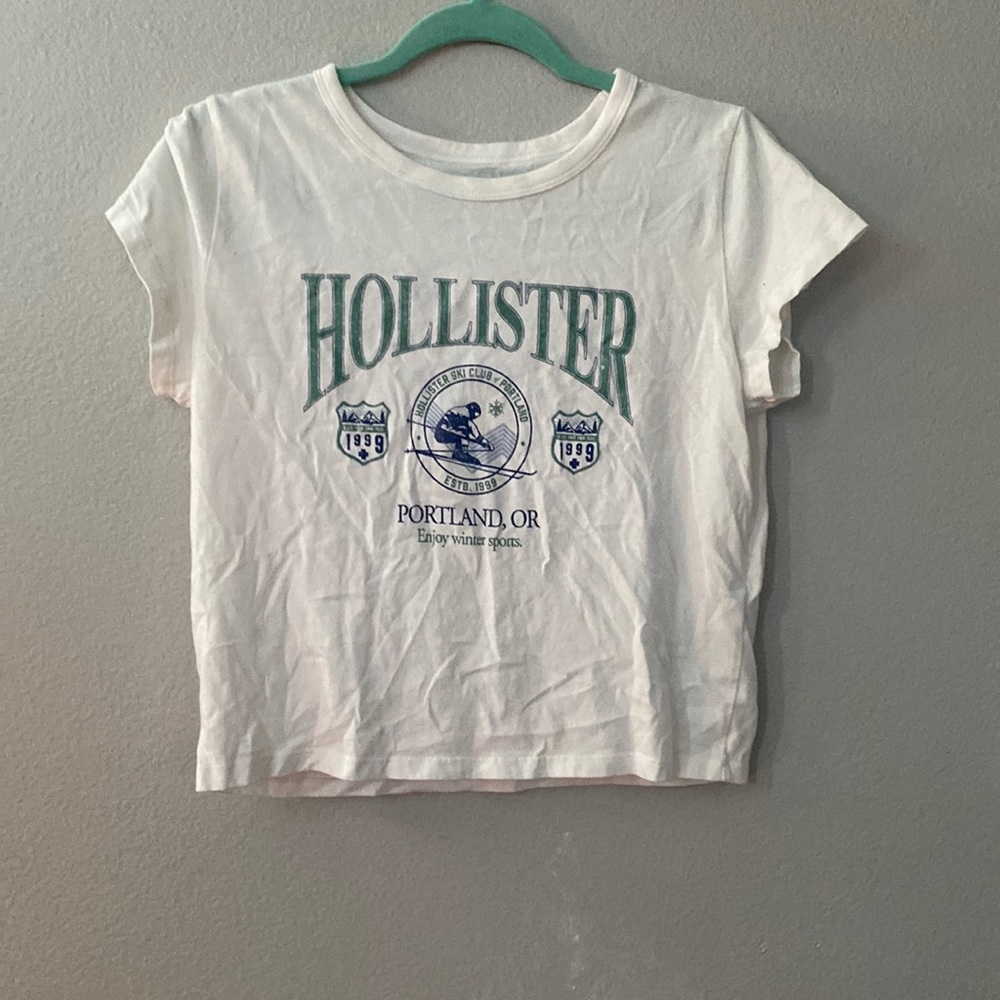 Hollister white shirt, very soft and comfortable!